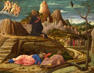 The Agony in the Garden of Gethsemane by Andrea Mantegna