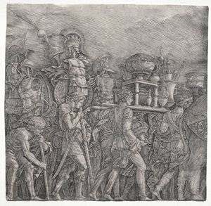 The Triumphs of Caesar: The Corselet Bearers, c. 1495