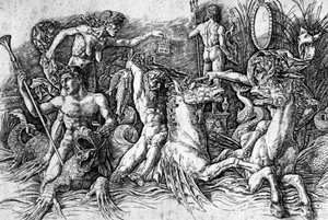 The Battle of Sea Gods (detail)