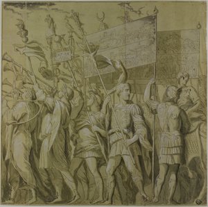 Triumphs of Julius Caesar: Canvas No. I