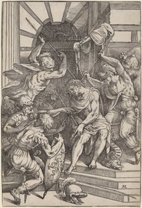 Christ Crowned with Thorns by Andrea Meldolla, called Schiavone, after Titian