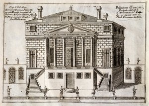Main Facade of Villa Foscari Known as La Malcontenta by Andrea Palladio
