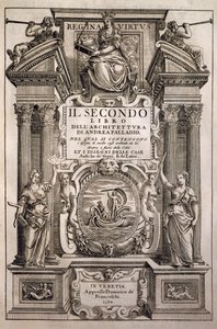 Title Page of the Four Books of Architecture, Book II by Andrea Palladio