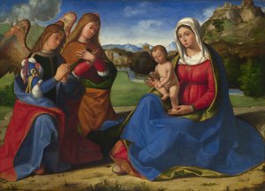 The Virgin and Child Adored by Two Angels, c. 1505