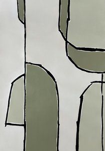 Abstract Sage Forms by Andrea Reichhart