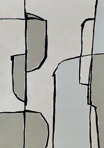 Neutral Abstract Shapes by Andrea Reichhart