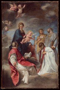 The Madonna and Child with Saints Ignatius of Loyola, Francis Xavier, Cosmas and Damian