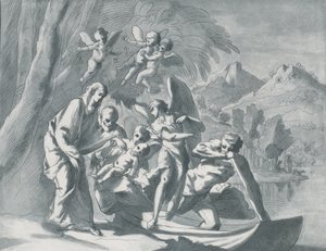 The Rest on the Flight into Egypt by Andrea Scacciati