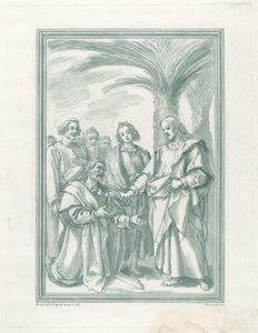 Christ Consigning the Keys to Saint Peter by Andrea Scacciati after Jacopo Chimenti