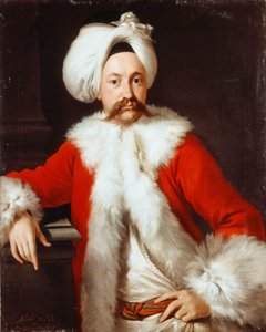 Portrait of a Gentleman Standing, Half-Length, in Oriental Costume