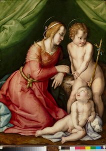 Madonna and Child with Saint John
