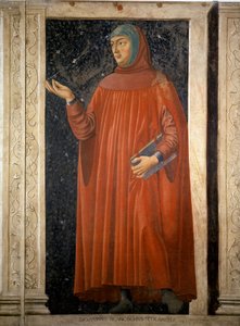 Portrait of Francesco Petrarca by Andrea del Castagno