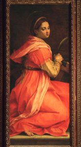 Saint Catherine of Alexandria, Altarpiece of St. Agnes by Andrea del Sarto