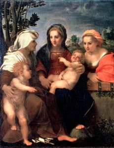 Virgin and Child with Saints Catherine, Elisabeth and John the Baptist, 1510s