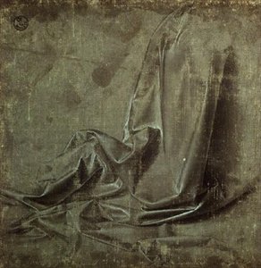 Drapery Study by Andrea del Verrocchio