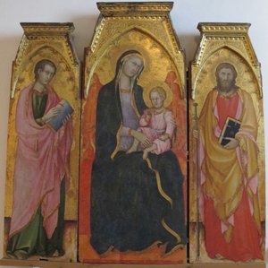 Madonna with Child between Saints by Andrea di Bartolo
