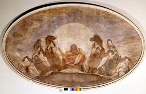 The chariot of Apollo. Pinacoteca de Brera, Milan by Andrea the Elder Appiani