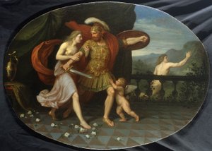 The Wrath of Mars Checked by Venus by Andrea the Elder Appiani