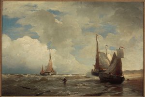 By the North Sea by Andreas Achenbach