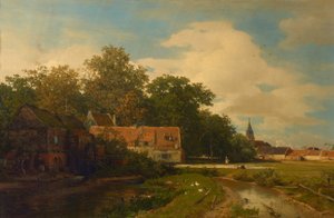 Westphalian Mill by Andreas Achenbach