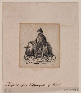 A Shepherd (?) (after lithograph) by Andreas Flinch