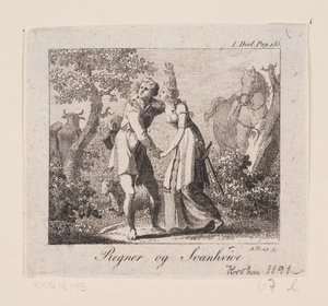 Regner and Svanhvide by Andreas Flint