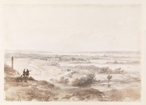 A View of Noordwijk by Andreas Schelfhout