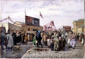 A Fair at Tula in Holy Week by Andrei Andreevich Popov