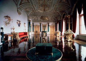 The Malachite Hall of the Winter Palace, 1837-1839