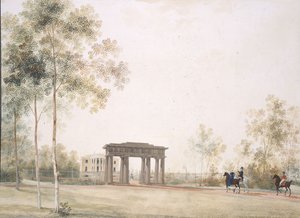 Gateway to the Park in Tsarskoye Selo