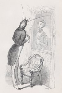 A very well put insect and beautiful dancer from Scenes from the Private and Public
