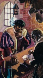 Purchasing powdered horn of the unicorn in the Middle Ages