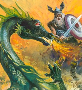 Scene from Beowulf