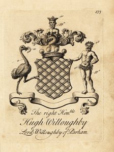 Coat of Arms of Hugh Willoughby, Lord Willoughby of Parham by Andrew Johnston