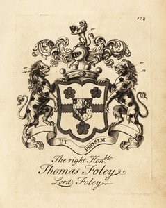 Coat of arms of Thomas Foley, Lord Foley by Andrew Johnston