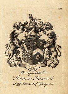 Coat of Arms of Thomas Howard, 2nd Earl of Effingham, Lord Howard of Effingham by Andrew Johnston