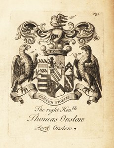 Coat of arms of Thomas Onslow, Lord Onslow, 2nd Baron Onslow by Andrew Johnston