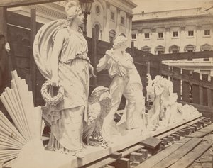 No. 289. - Sculpture of North Wing of Capitol, Washington, DC by Andrew Joseph Russell