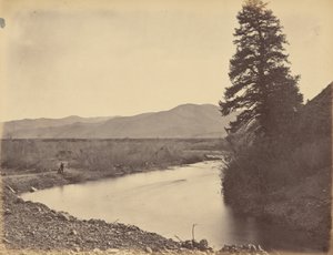 Plate 43. Weber Valley, from Willhelmina Pass, 1869 by Andrew Joseph Russell