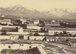 Plate 45. Salt Lake City, from the Top of the Tabernacle, 1869 by Andrew Joseph Russell