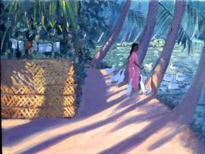 Feeding the ducks, Kerala, India by Andrew Macara
