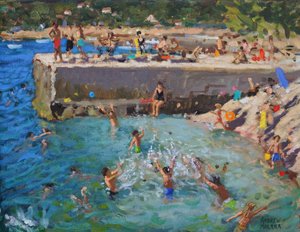 Fun in the Sea, Rovinj, Croatia, 2016