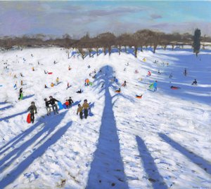 Sledging, Wollaton Park, 2017