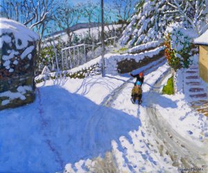 Sledging in Wirksworth, Derbyshire, 2024