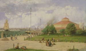 New York Harbour and Castle Garden