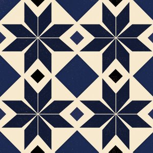 Blue Spanish Tile, 2018 by Andrew Watson