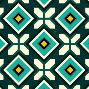 Green Spanish Tile by Andrew Watson