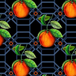 Orange Geometric, 2018 by Andrew Watson