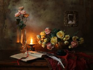 Candlelight Still Life