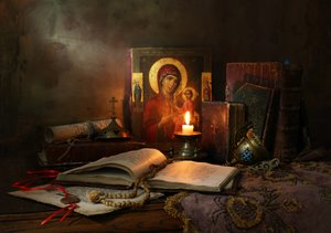 Madonna and Candlelight